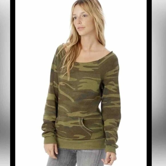 Alternative Camouflage Sweatshirt Women's Medium Pullover - Picture 8 of 8